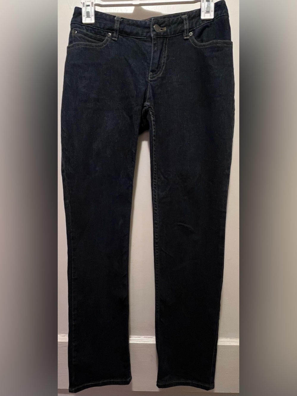 J. Jill Dark Wash Slim Leg Stretch Jeans Denim - Size 2 Petite 2P